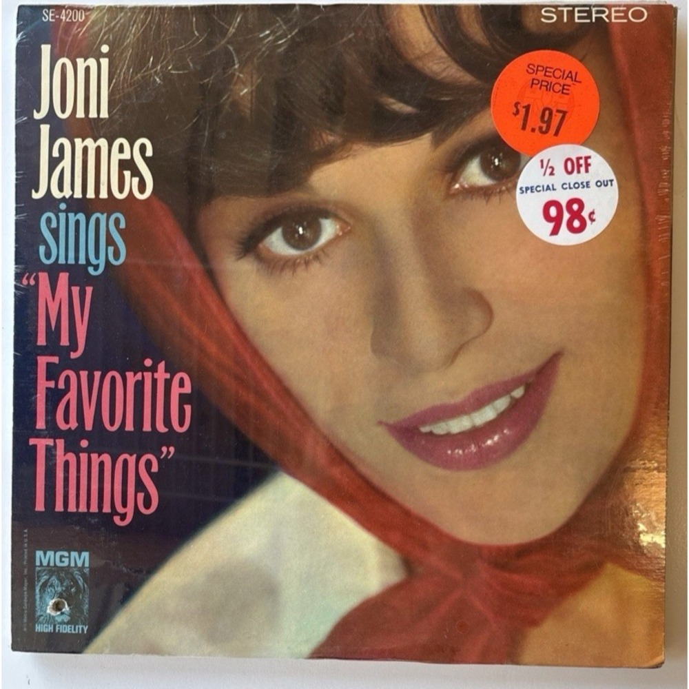 Joni James My Favorite Things SEALED! MGM Hi Fidelity SE-4200 (L56)